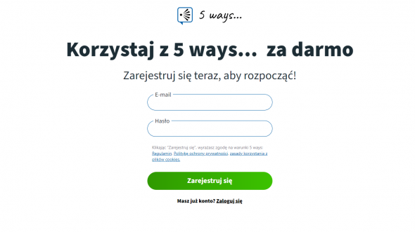 Jak założyć konto w 5 ways…?