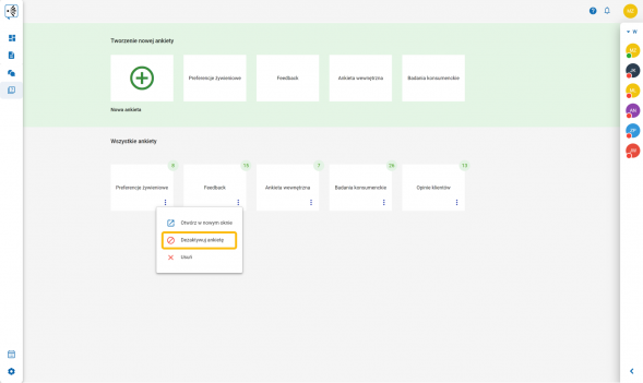 Ankiety w systemie 5 ways…